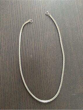 Stainless Steel Chainlink-style necklace - 15.5 inches long